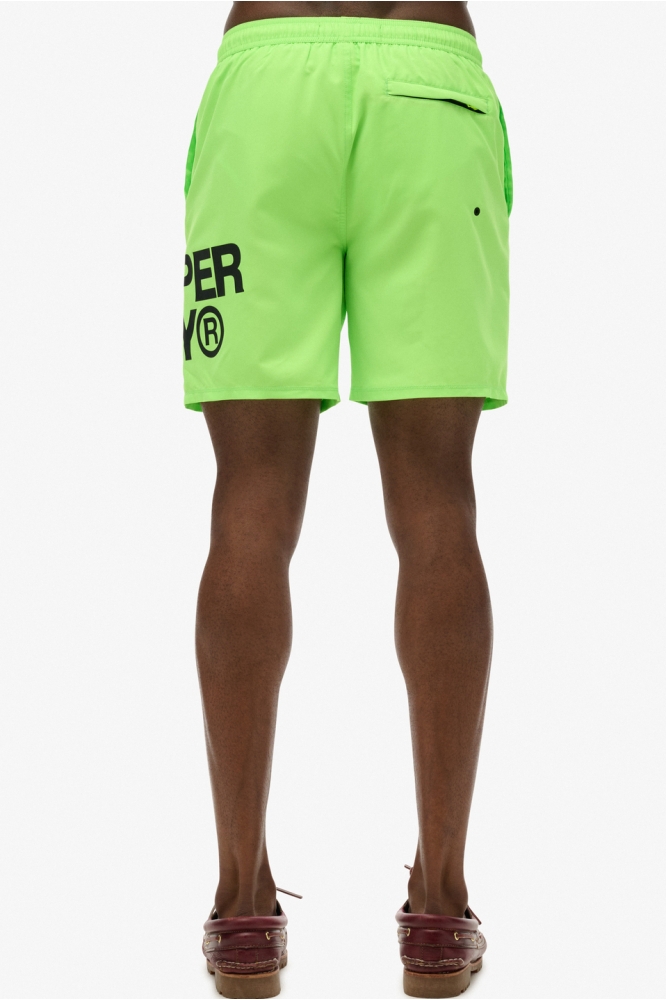 SPORTSWEAR LOGO 17 SWIM SHORT M3010247A NEON GREEN